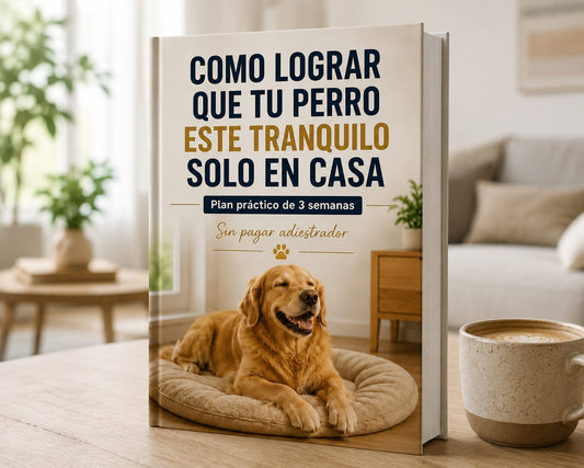 📚 LIbro Principal: Cómo lograr que tu perro esté tranquilo solo en casa + 🎁 3 bonos de regalo +  Audiolibro🎧